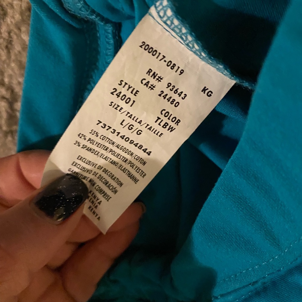 Cherokee Workwear Flared Scrub Pants sz L - Picture 2 of 3